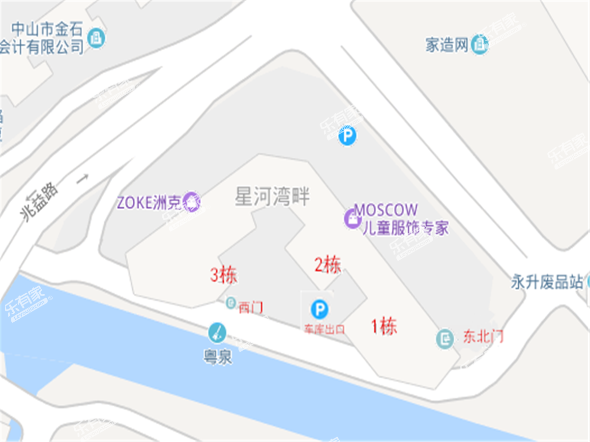 星河湾畔花园沙盘图