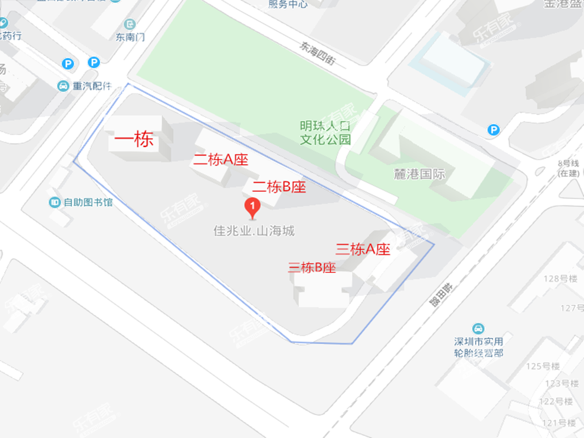 佳兆业山海城家园（一期）沙盘图