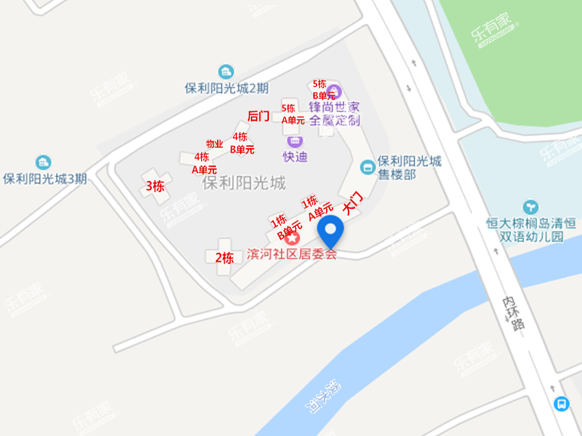 保利阳光城沙盘图