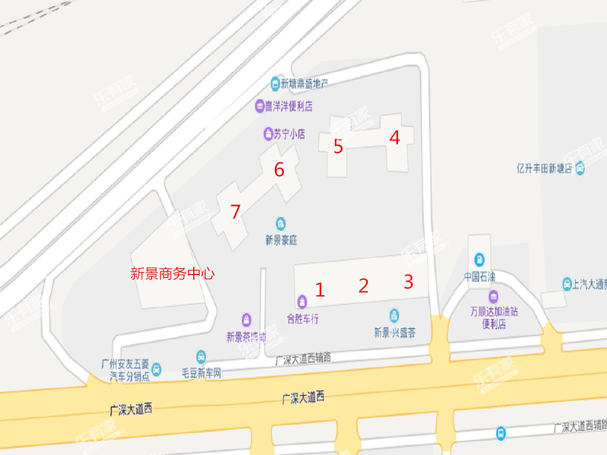 新景豪庭沙盘图