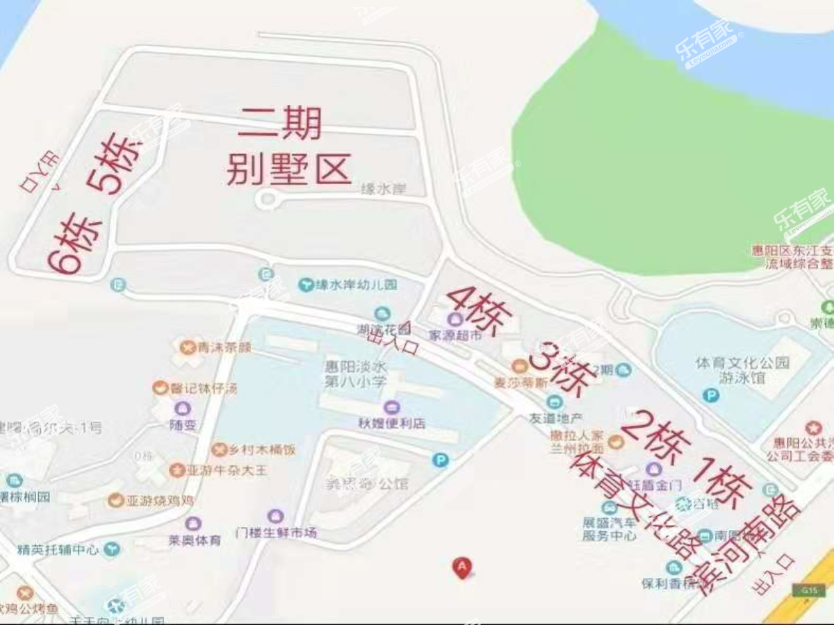 缘水岸沙盘图