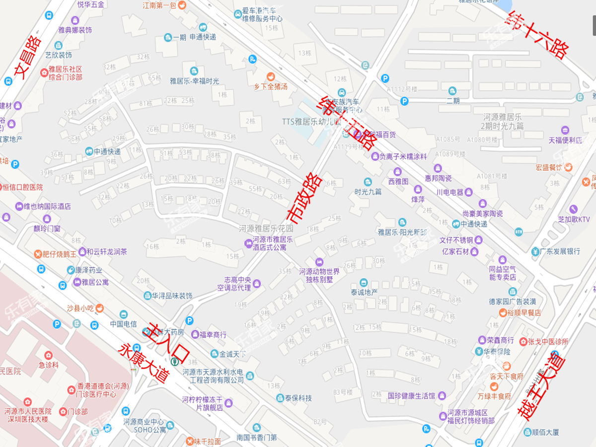 河源雅居乐铂雅苑·金麟府沙盘图