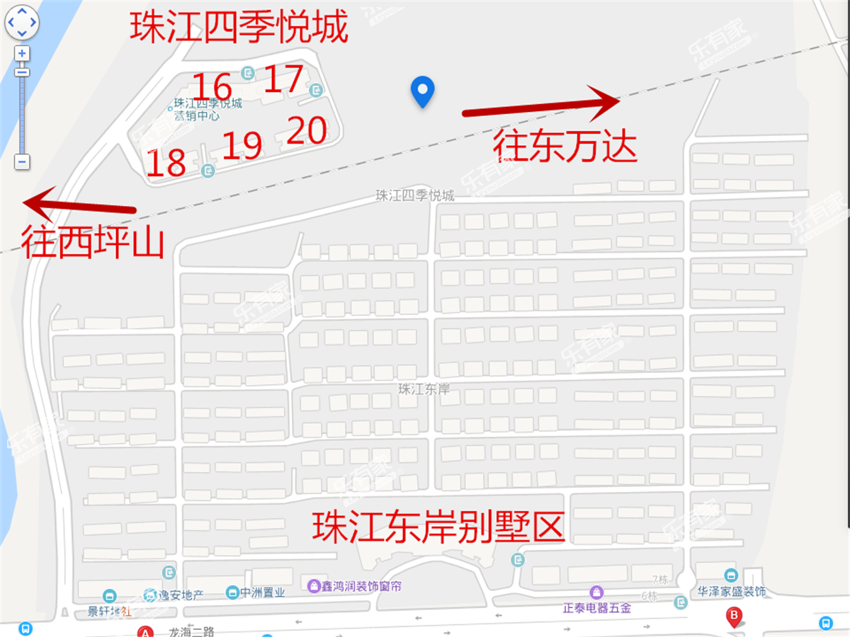 东岸花园沙盘图