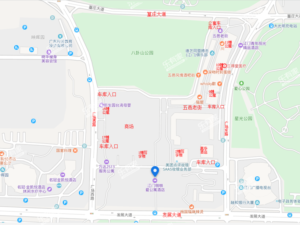 江门万达广场沙盘图