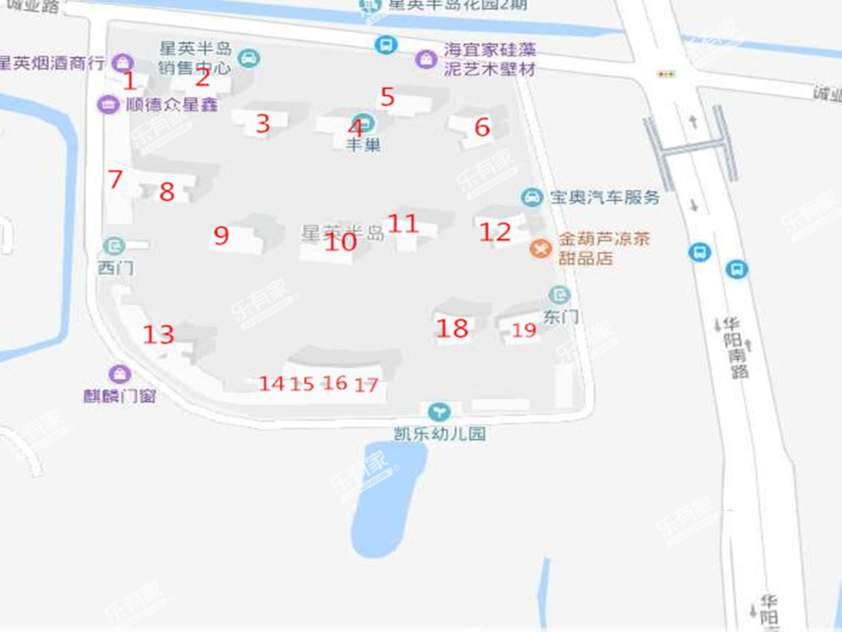 星英御岛花园沙盘图