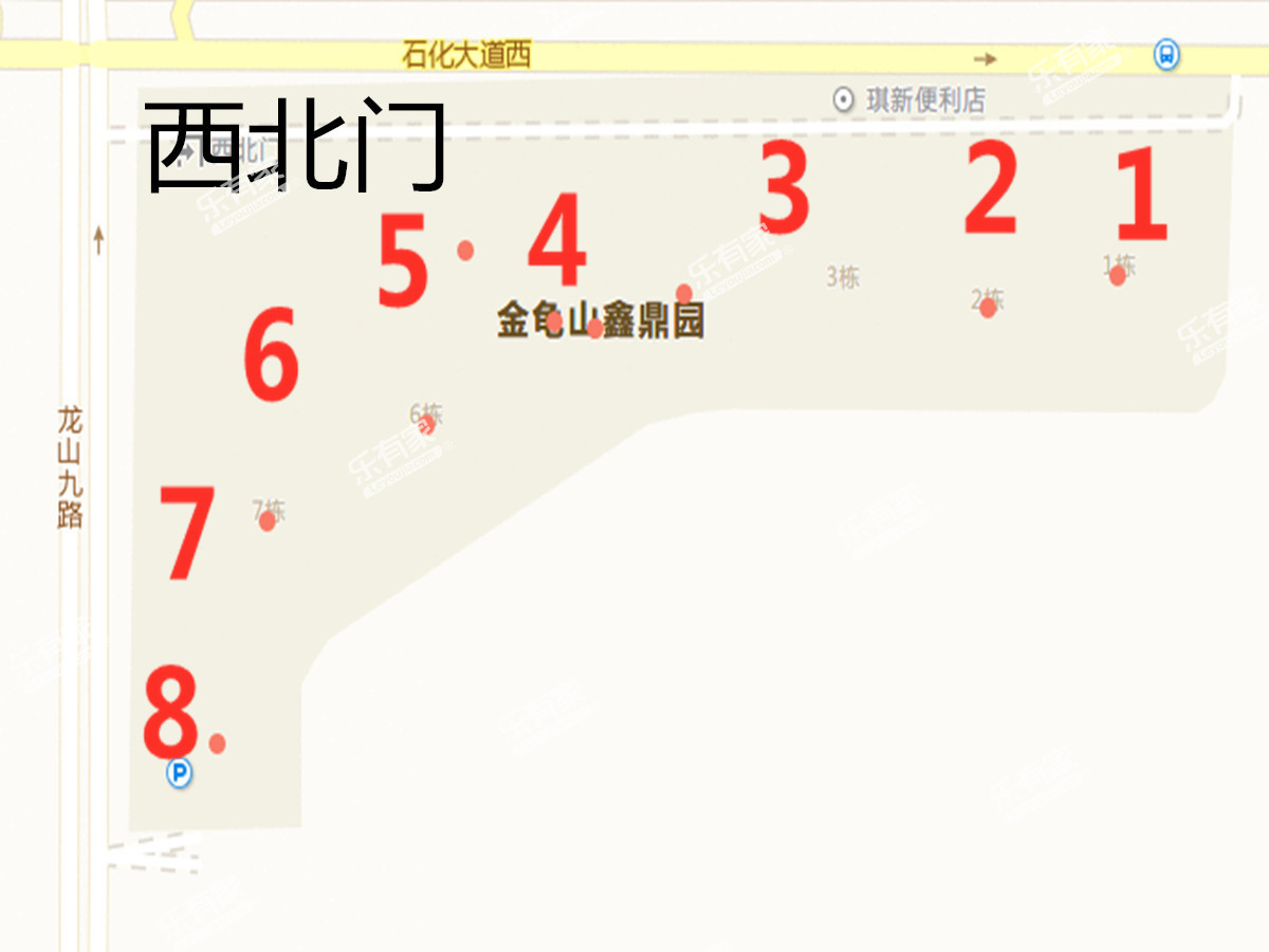 金龟山鑫鼎园沙盘图