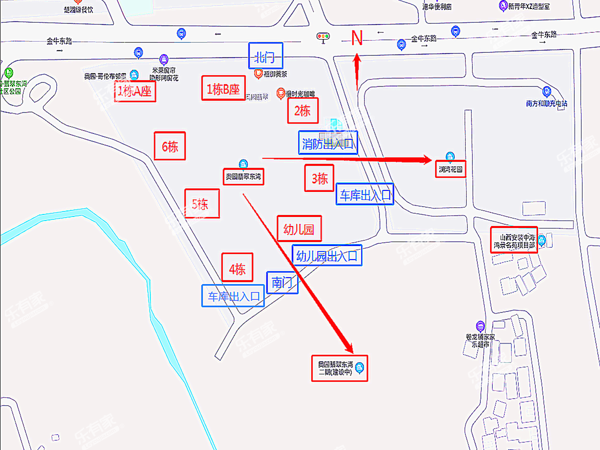 奥园翡翠东湾（商铺）沙盘图