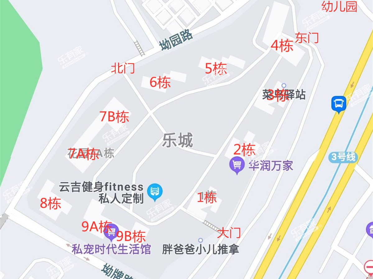 荷康花园沙盘图