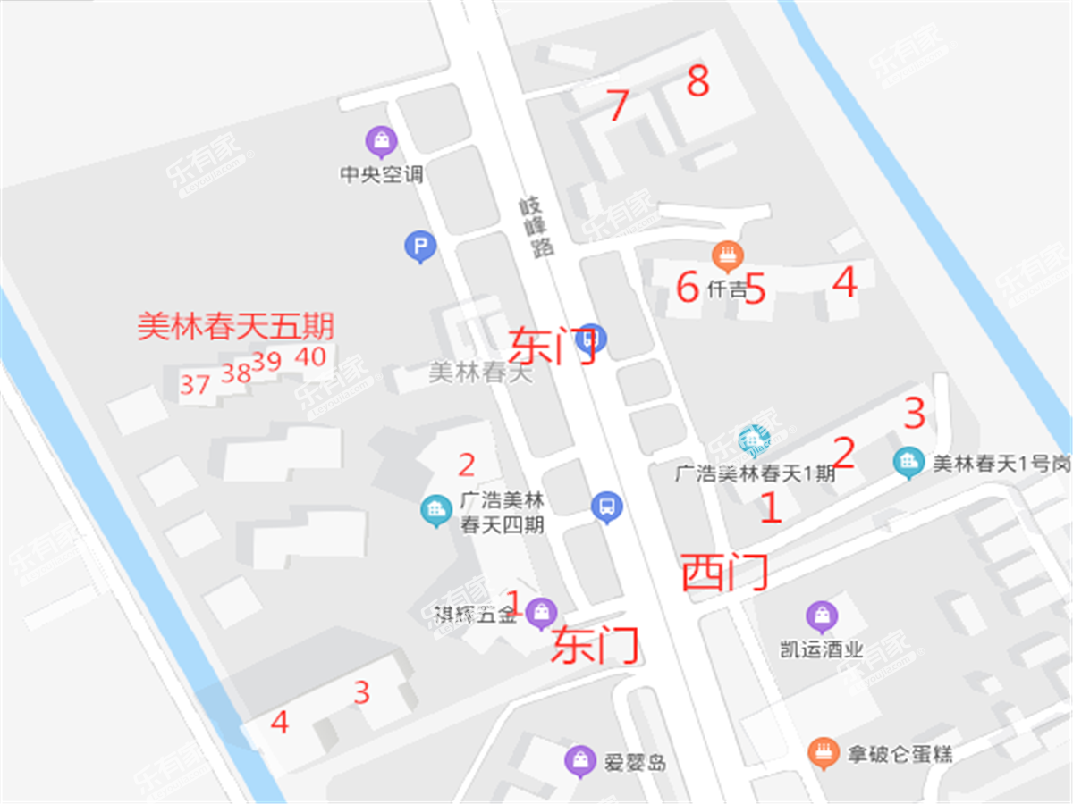 美林春天花园沙盘图