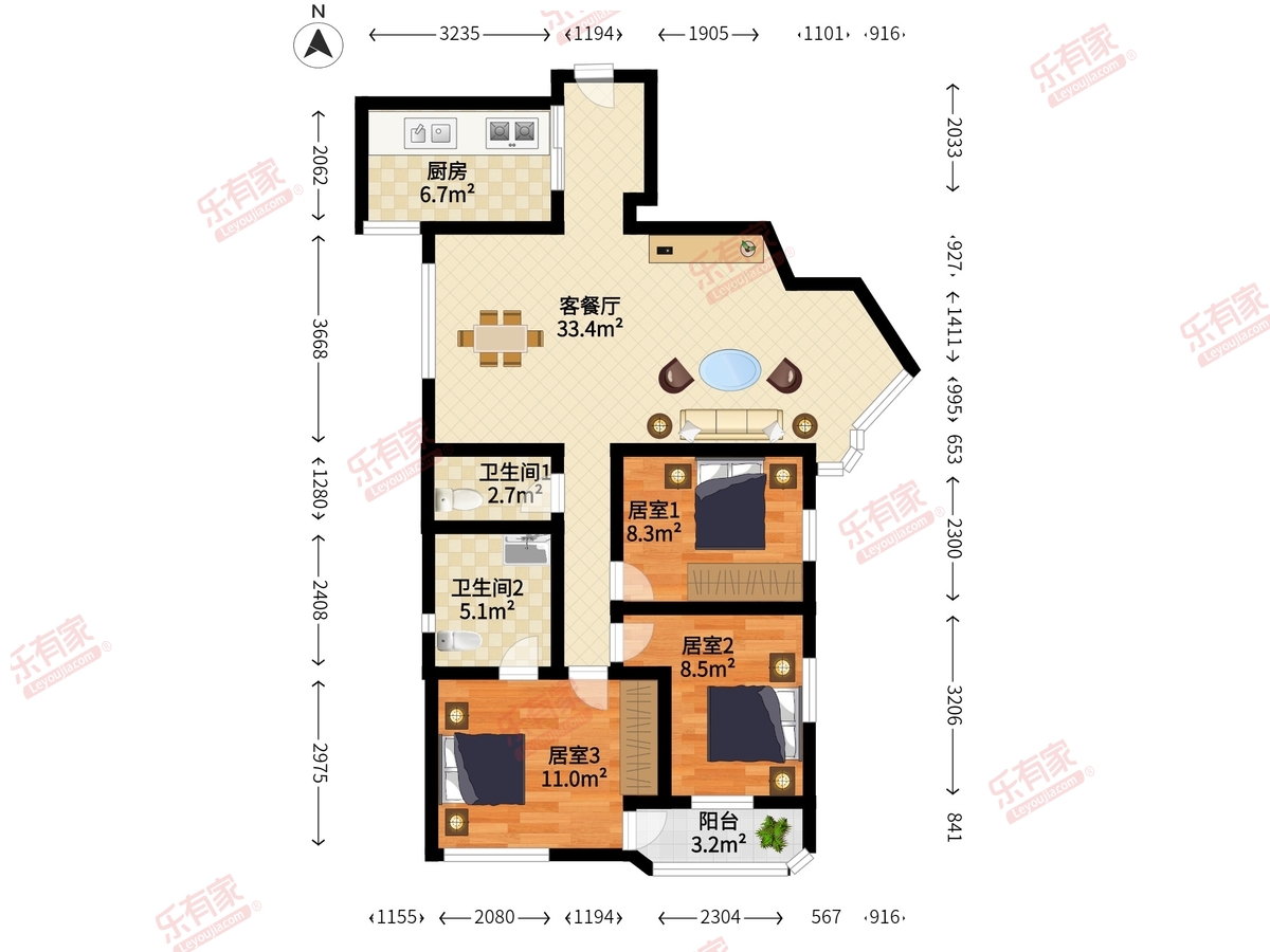 香丽大厦户型图