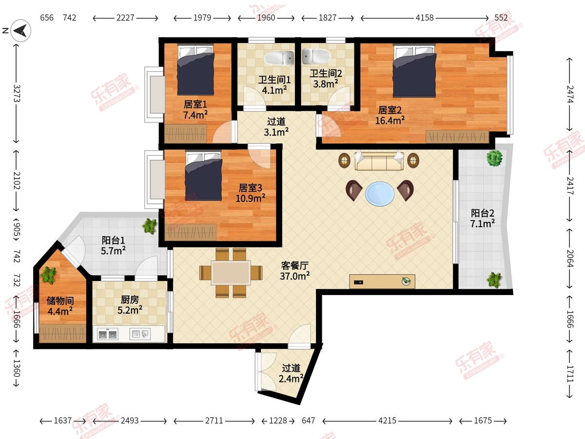 近车公庙海景大4房全齐出租，精装修，家私电器齐全-惠州碧海红树园租房