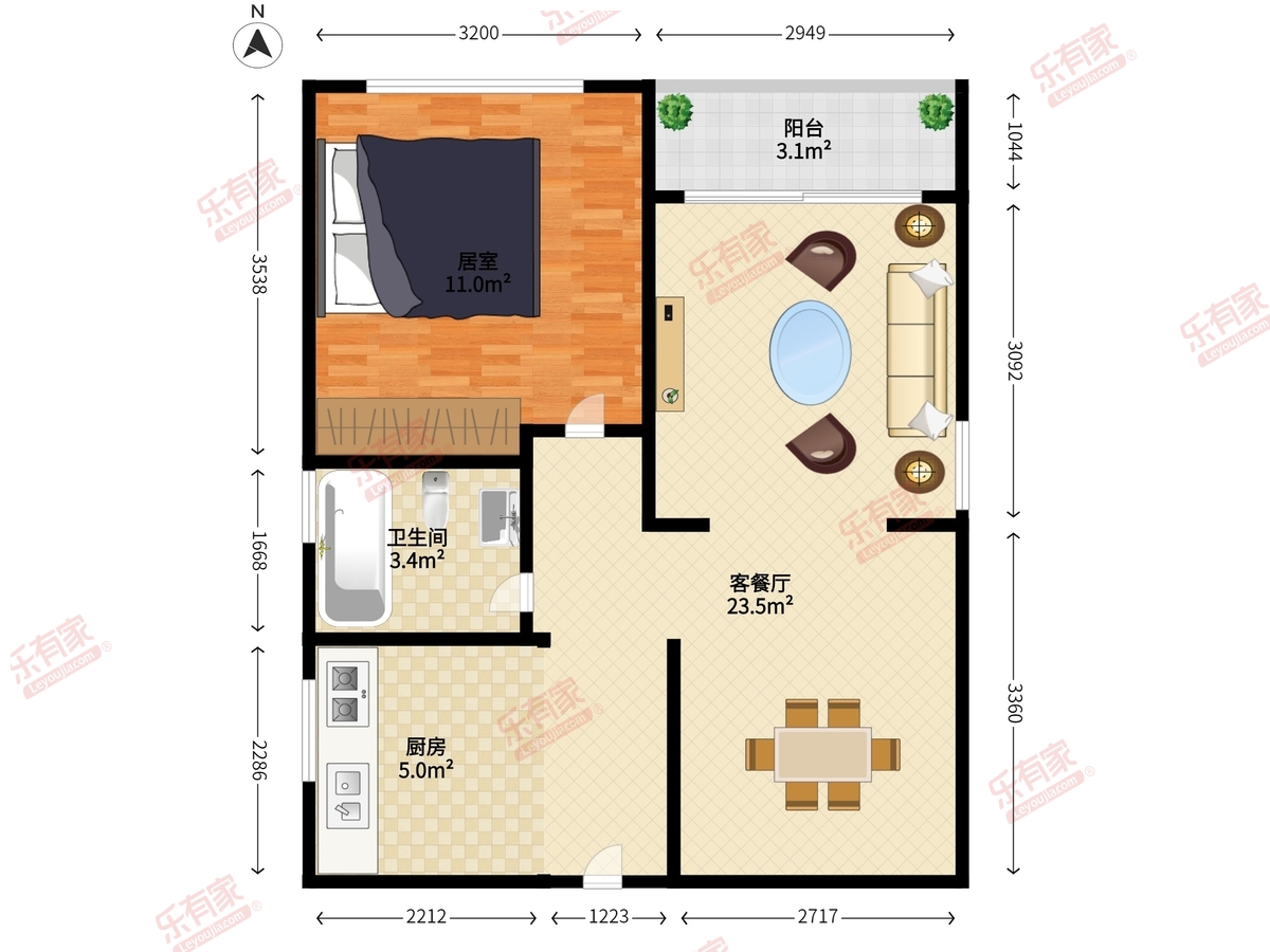 龙光城南三期户型图