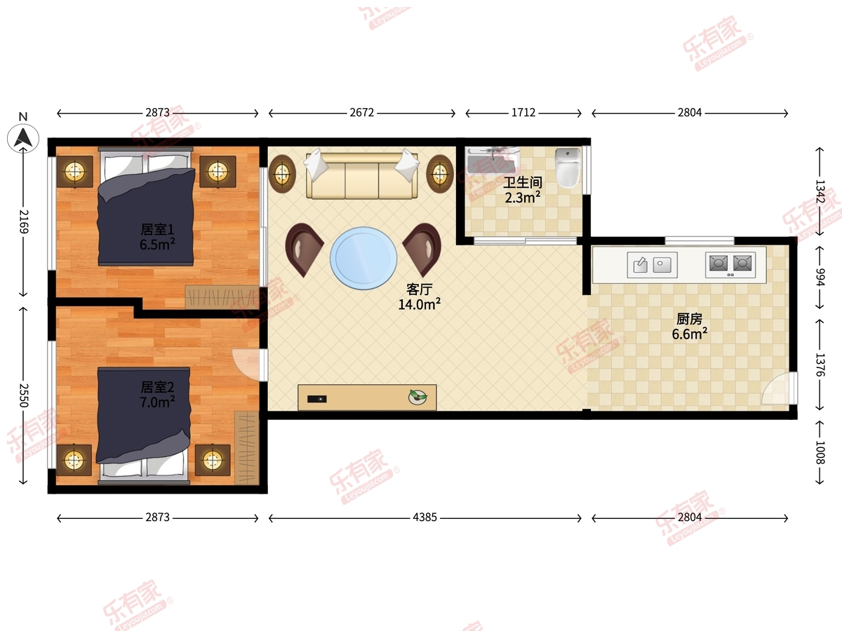 白金酒店公寓户型图