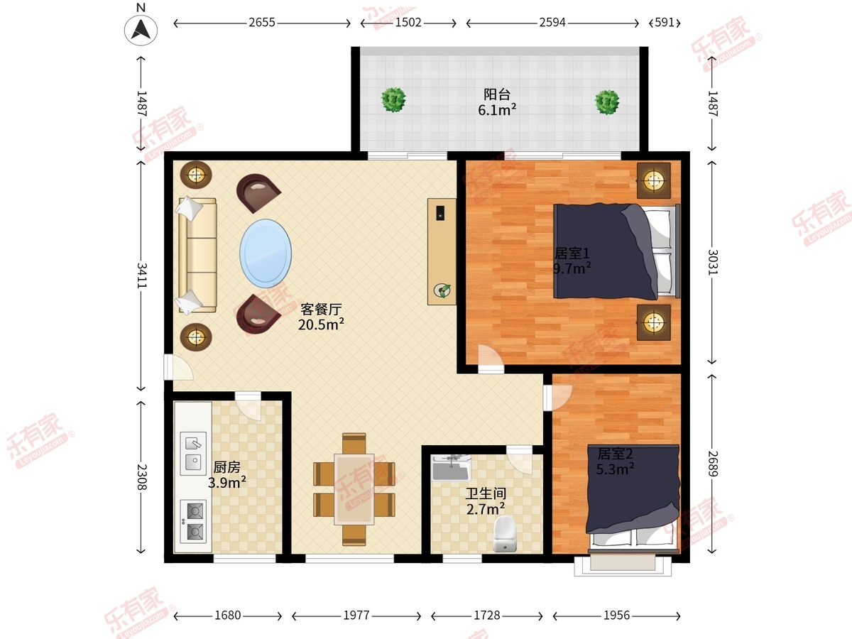 金众经典家园户型图