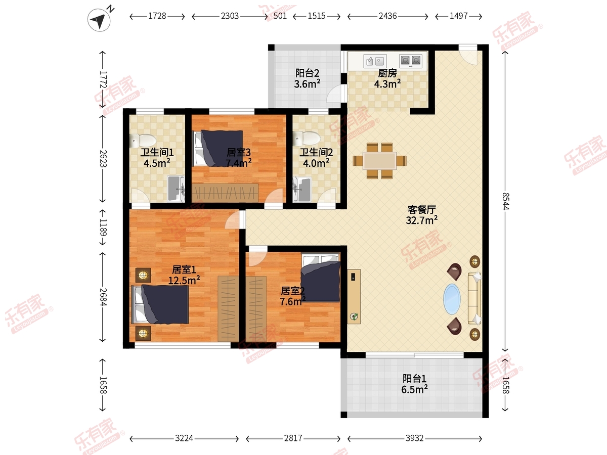 锦绣阳光九期户型图