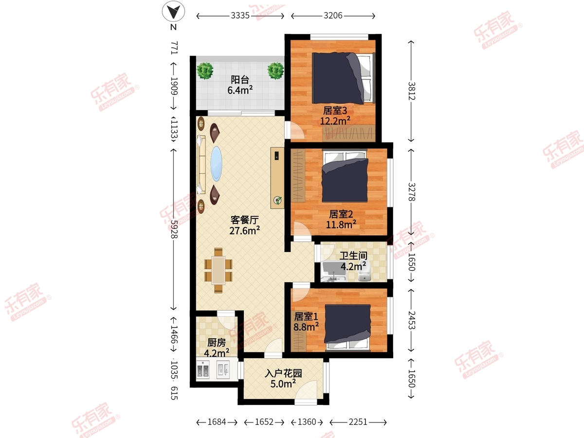 万科金域蓝湾户型图