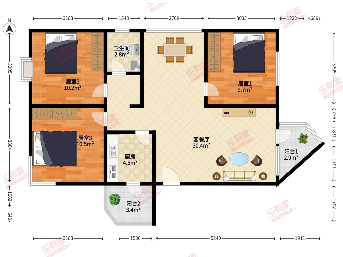 福华新村户型图