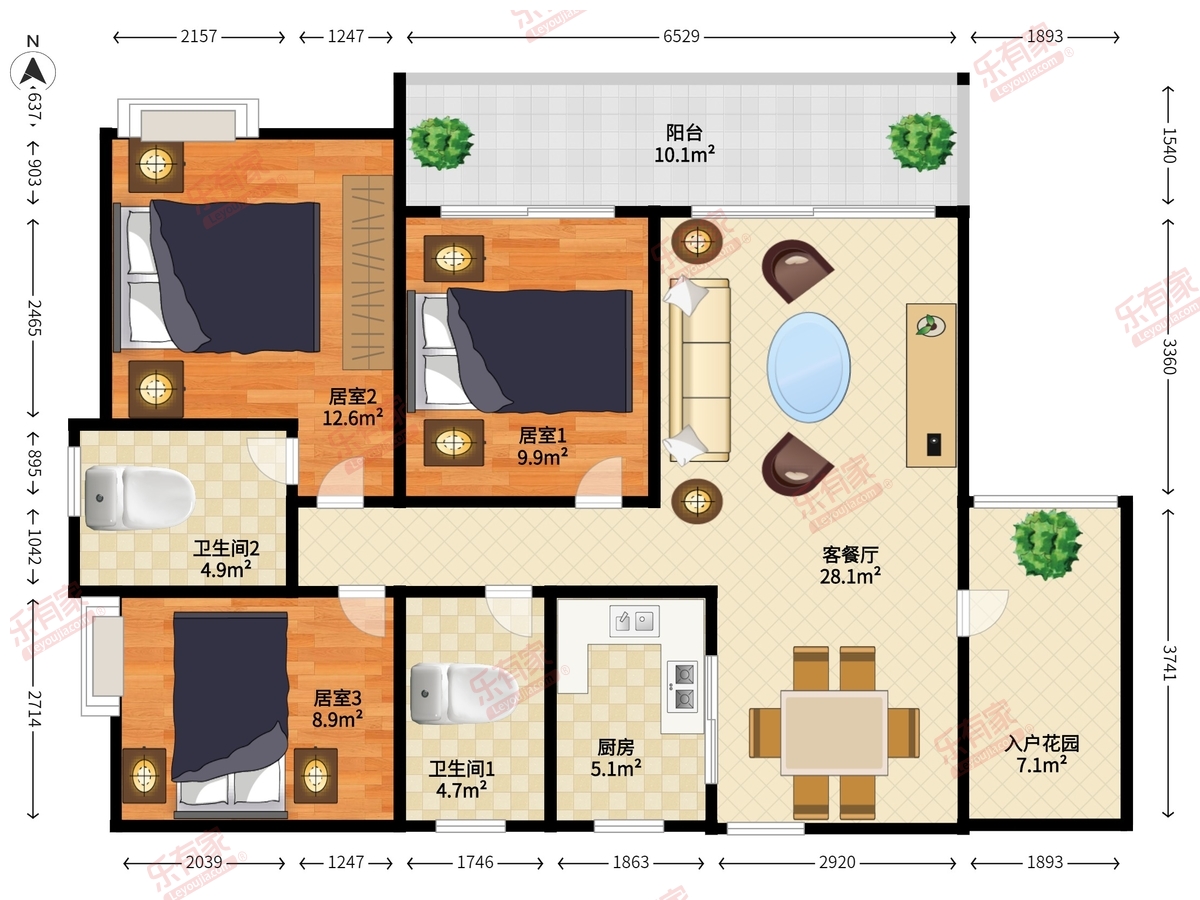 越秀滨海悦城户型图