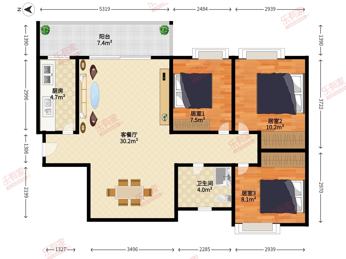 大朗碧桂园户型图