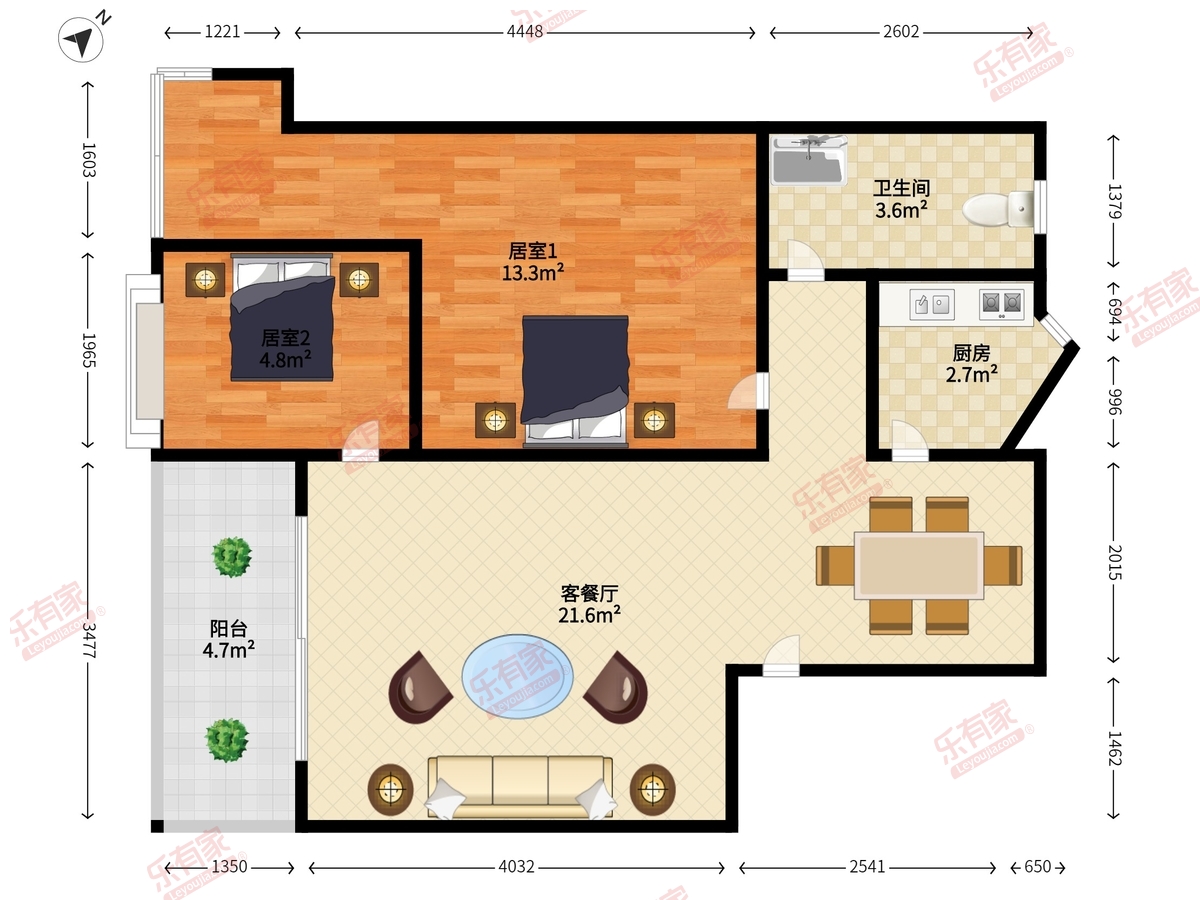 景秀年华家园户型图