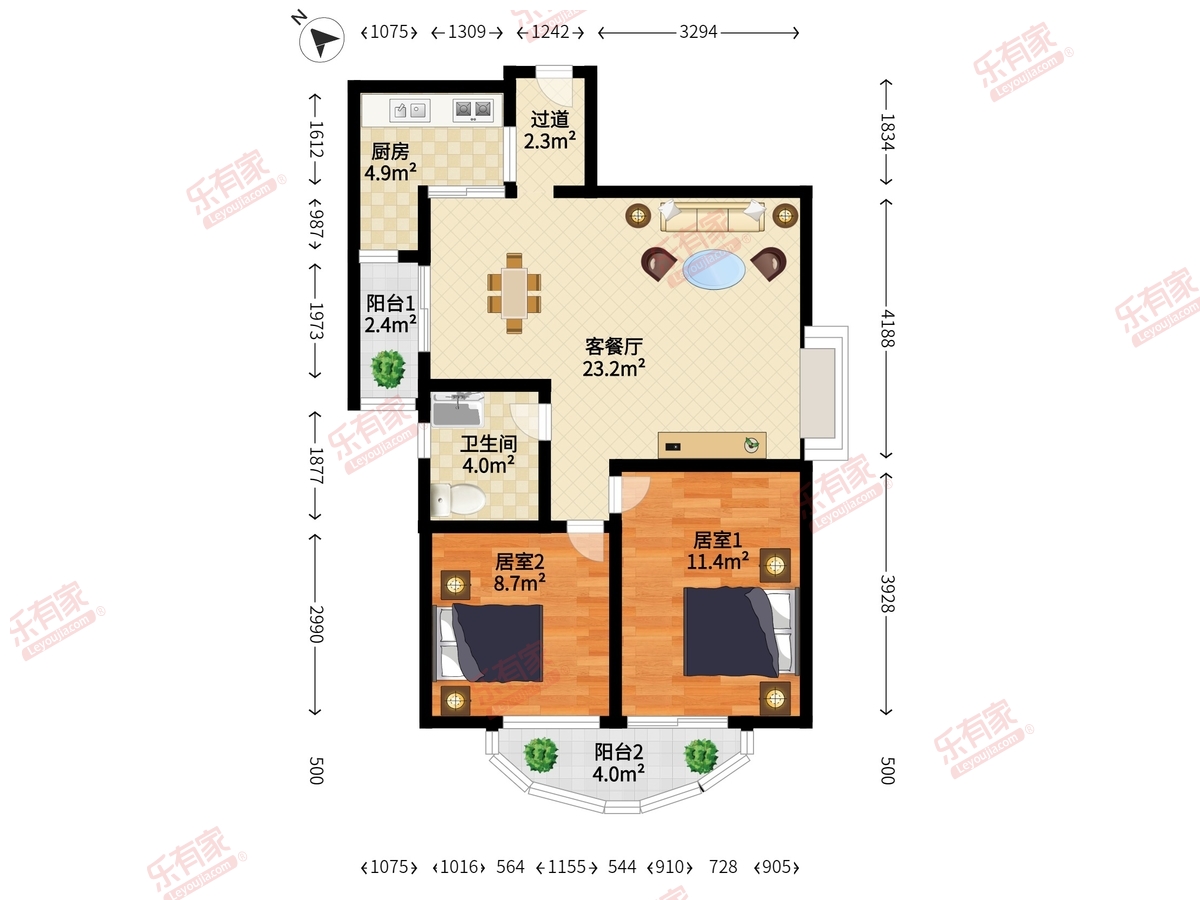碧岭华庭户型图