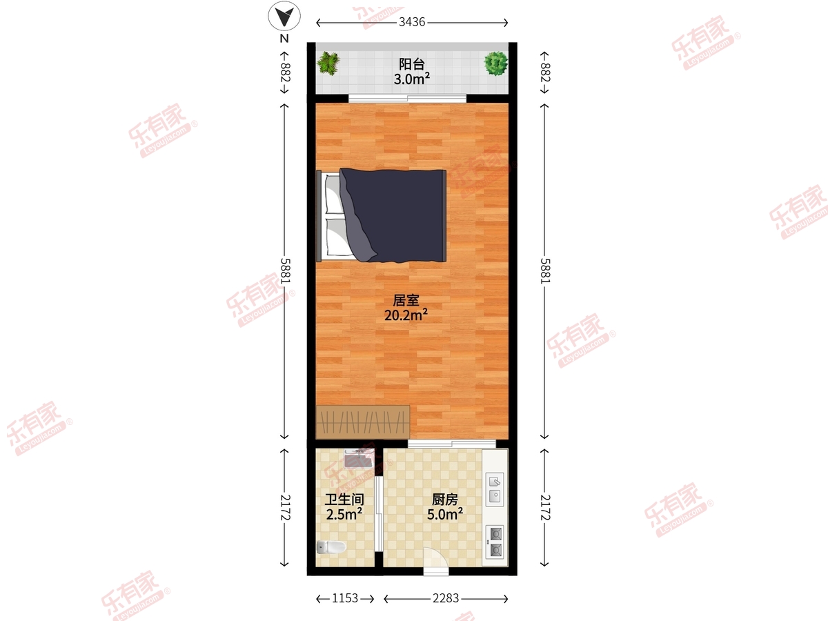 老街新寓户型图