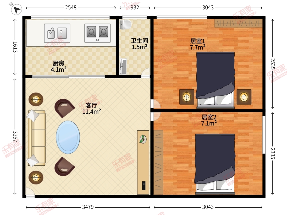 富丽家园富昌花园户型图