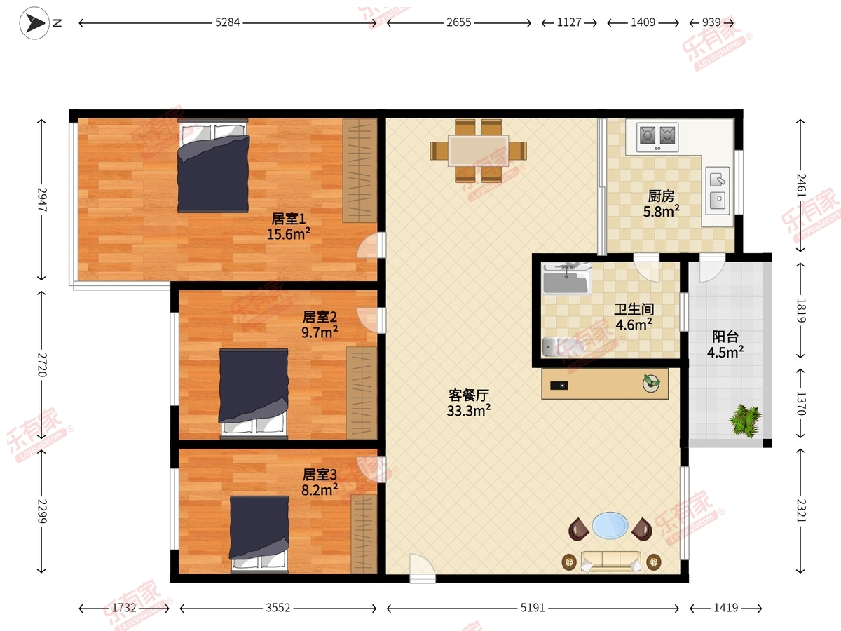香蜜新村户型图