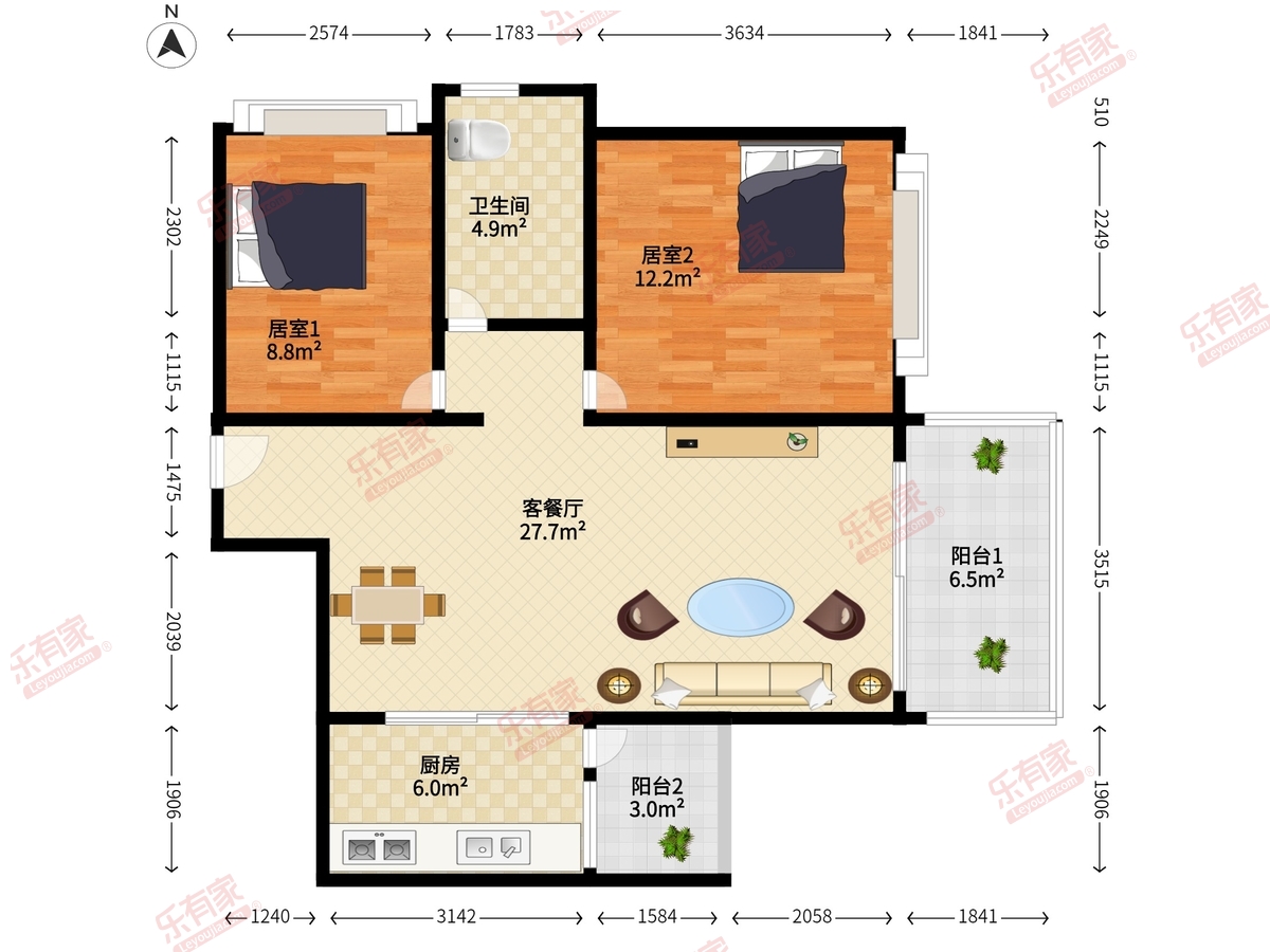 越秀滨海珺城户型图