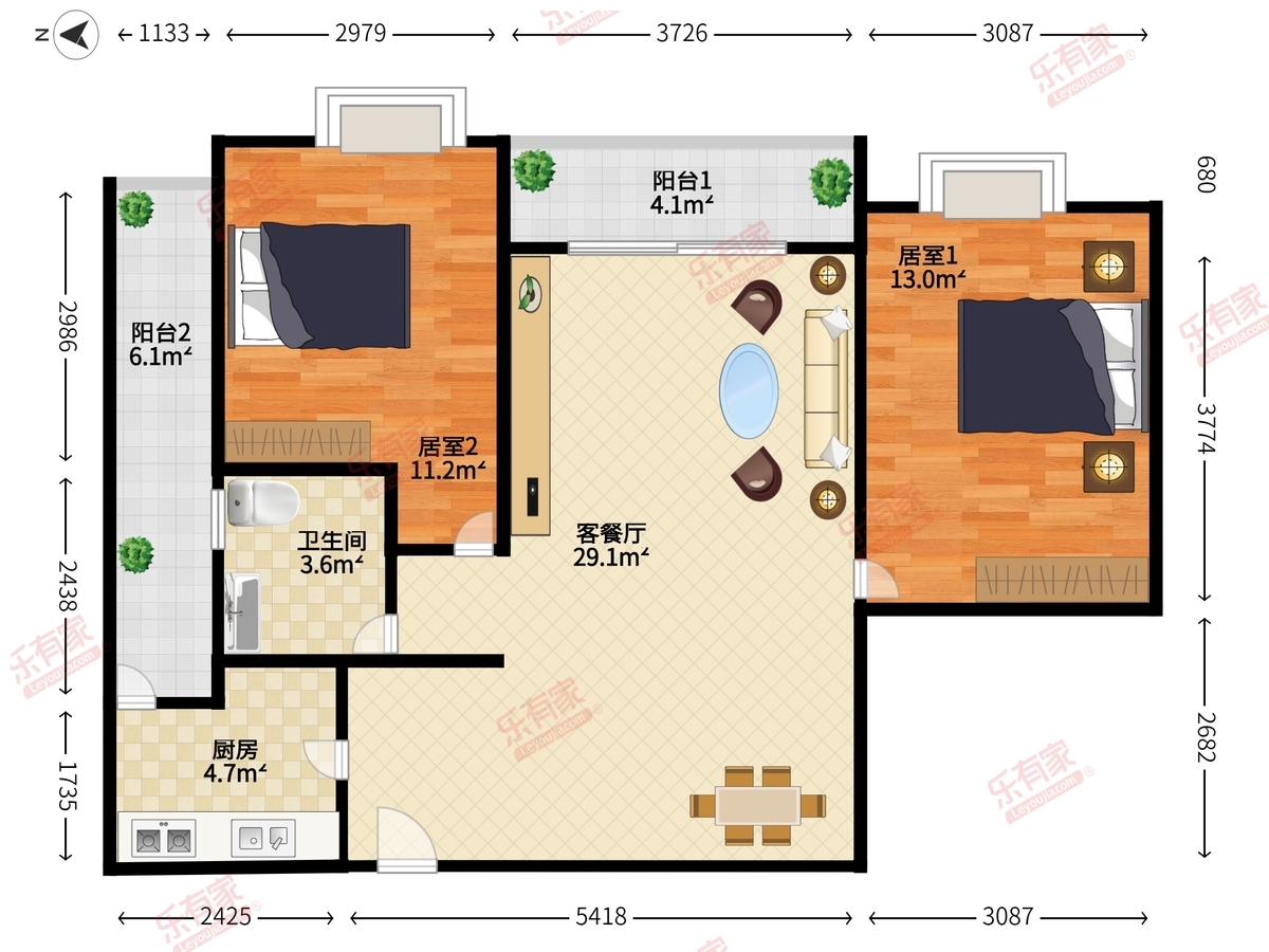 番禺奥林匹克花园冠军城户型图