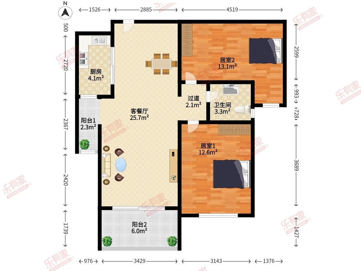 前海时代广场户型图