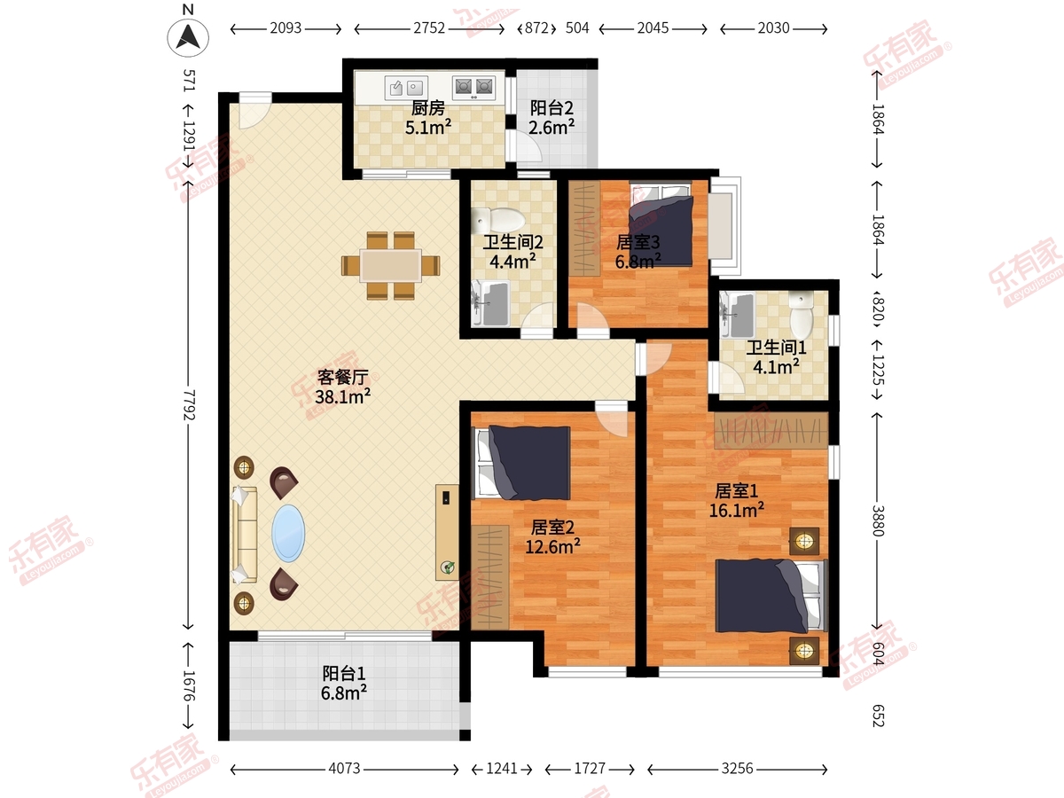 品湖居户型图