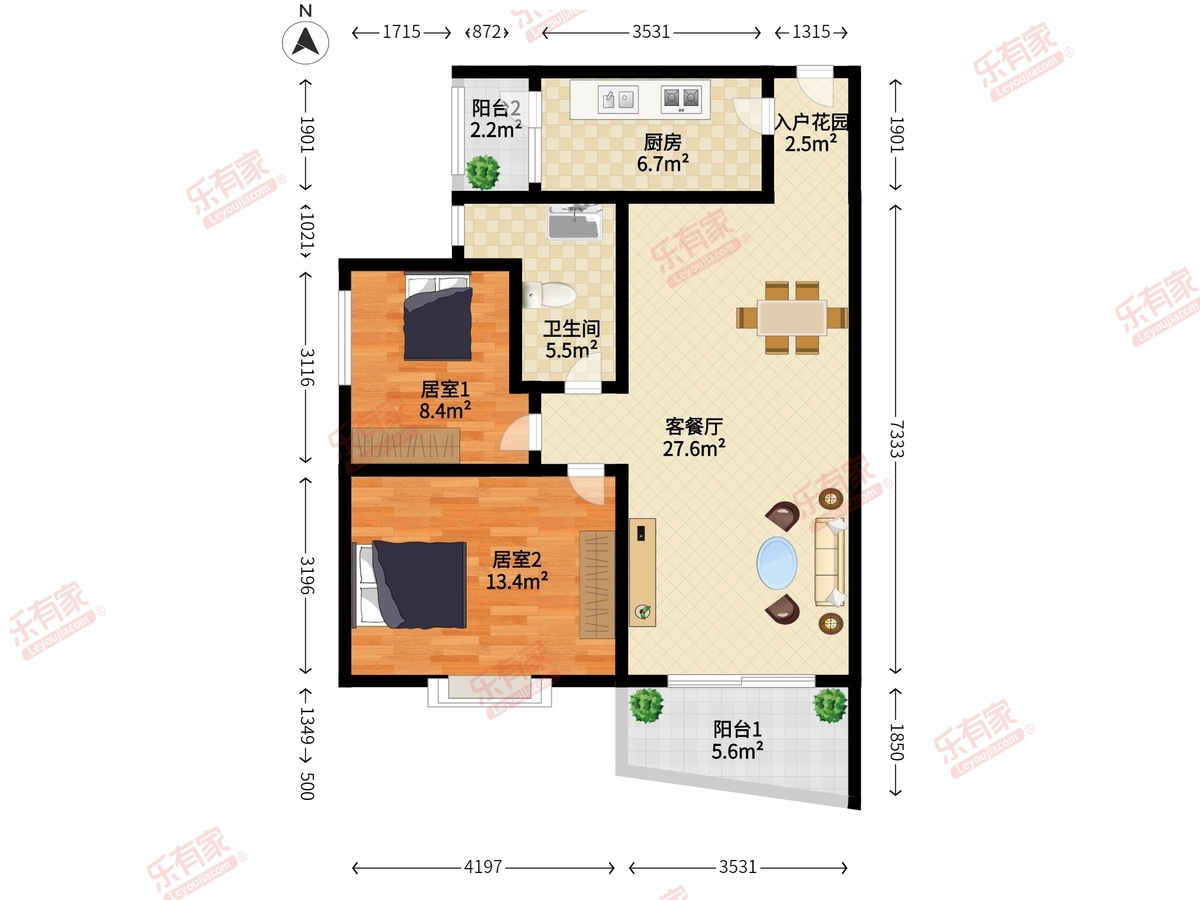 馨园一期户型图