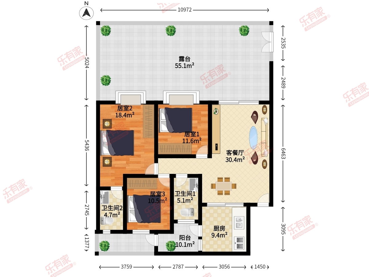 碧桂园山河城户型图