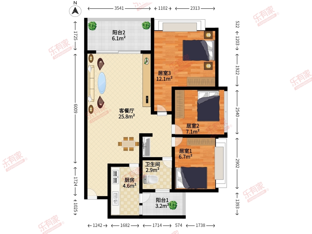 花样年别样城户型图