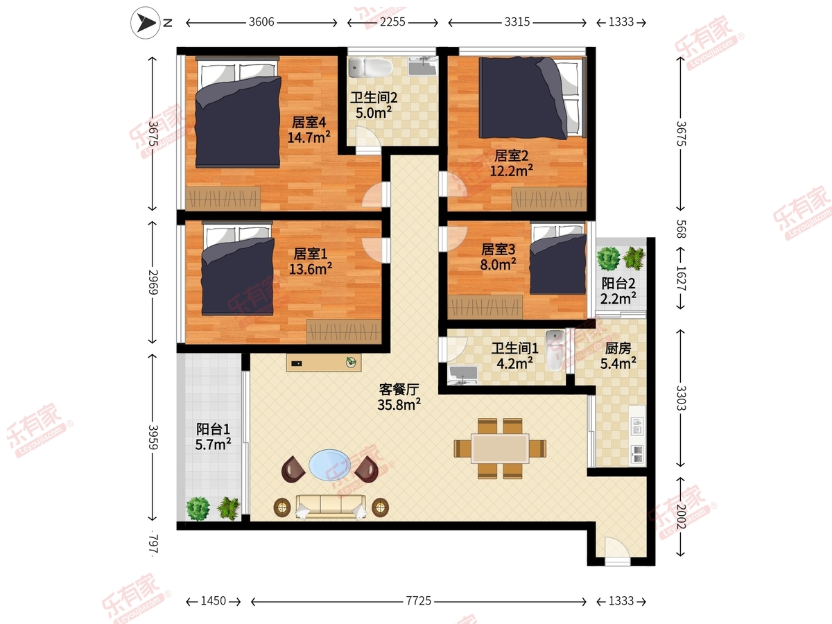 笔架山公馆户型图