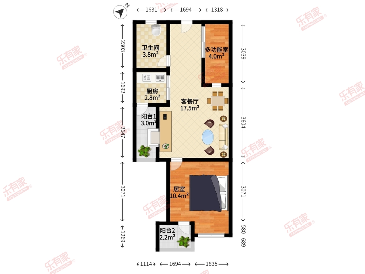 侨城馨苑户型图