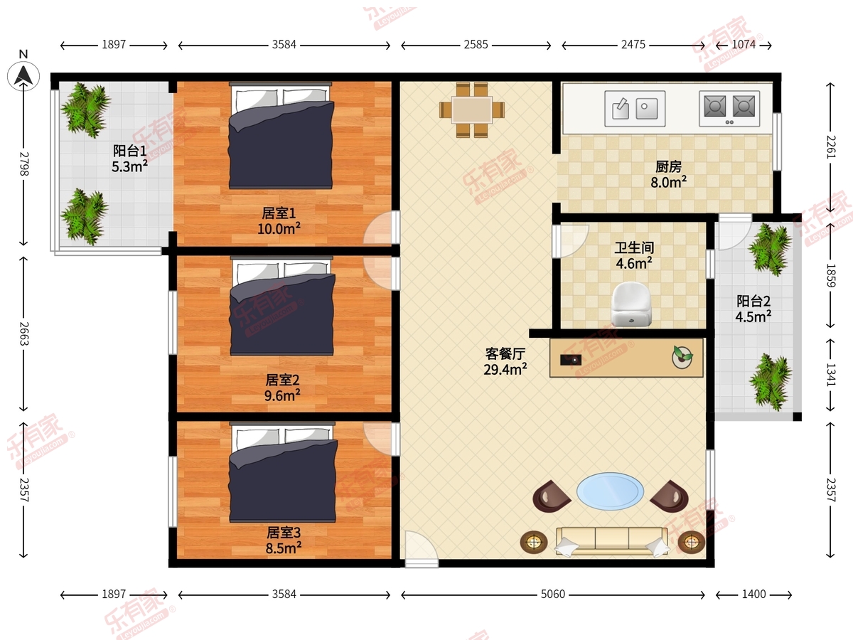香蜜新村户型图