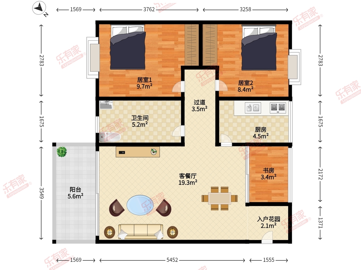 富民阁（柠檬时代)户型图