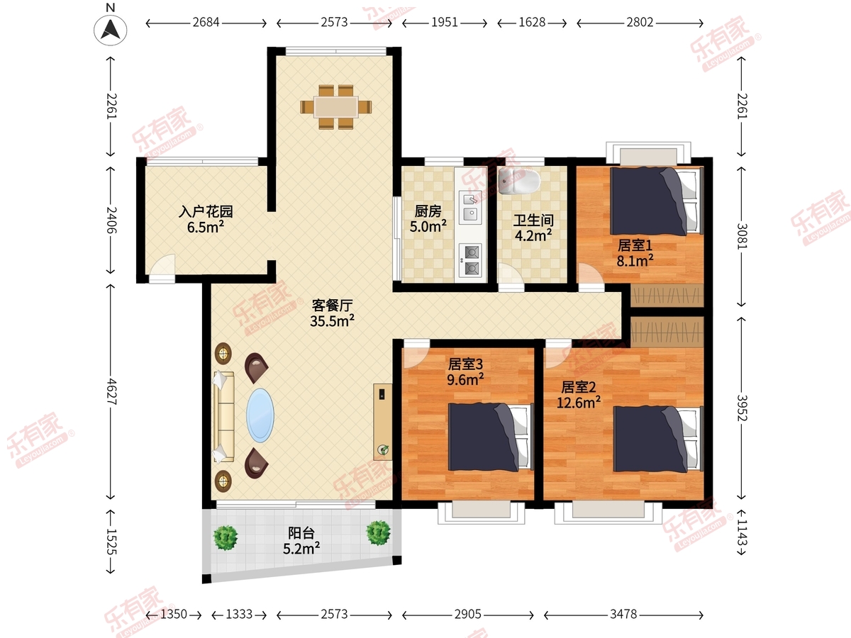 宏发雍景城户型图