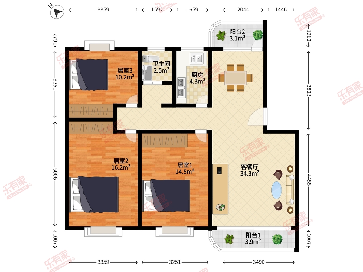 德兴城户型图