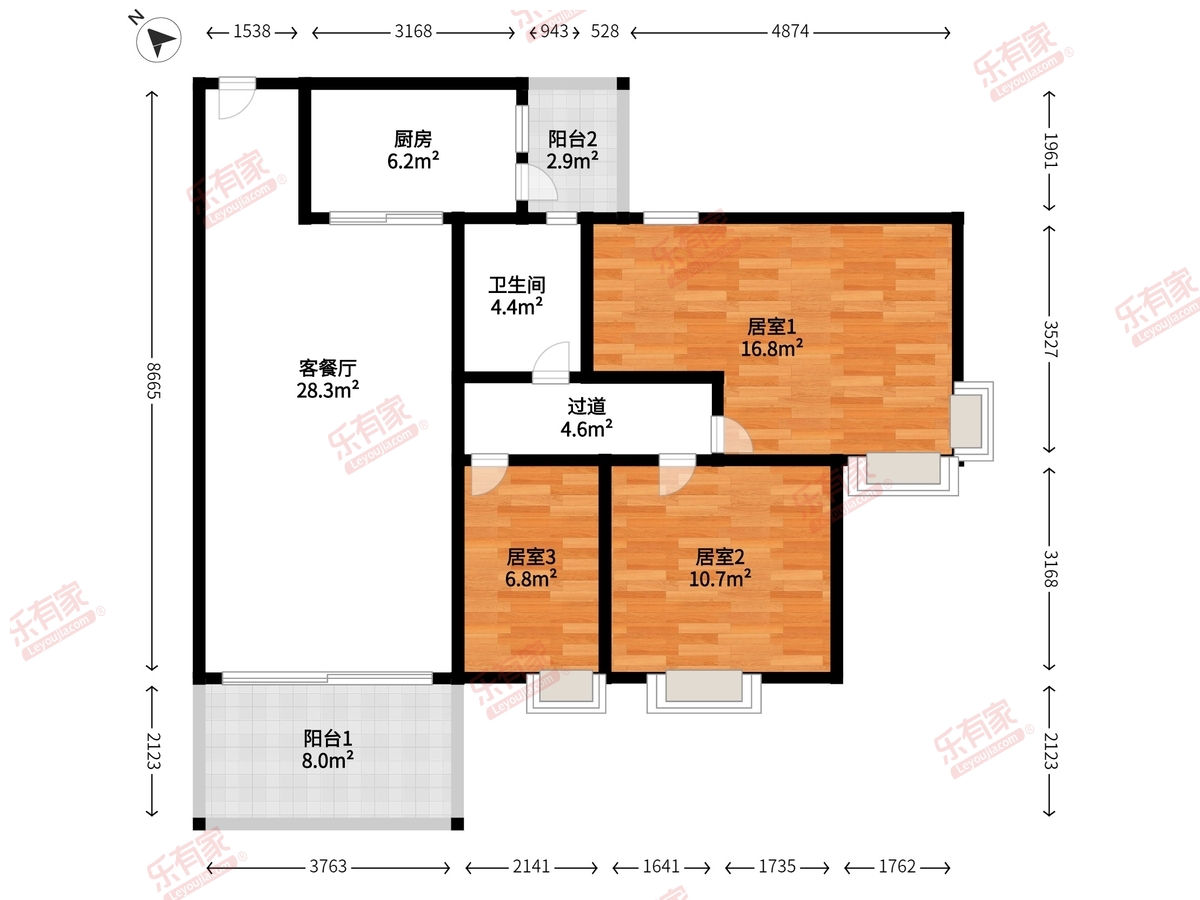 锦绣阳光三期户型图
