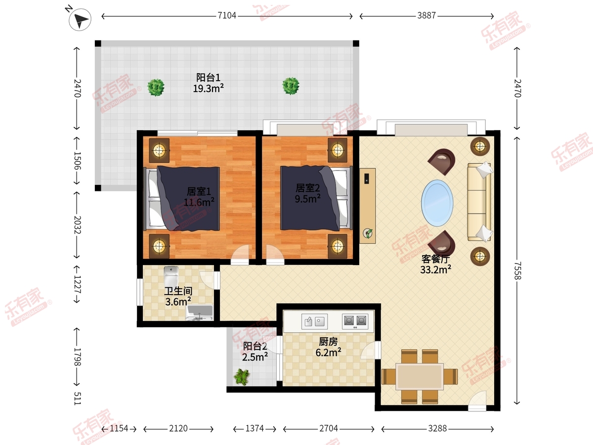 半山海景兰溪谷二期户型图