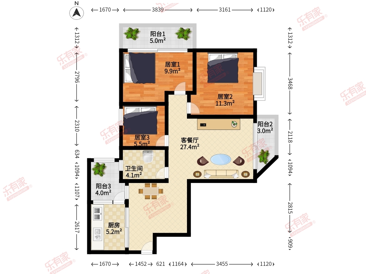 华港花园户型图