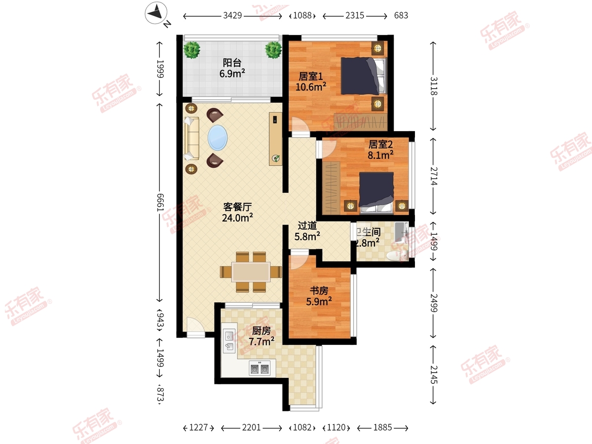 广兴源圣拿威户型图