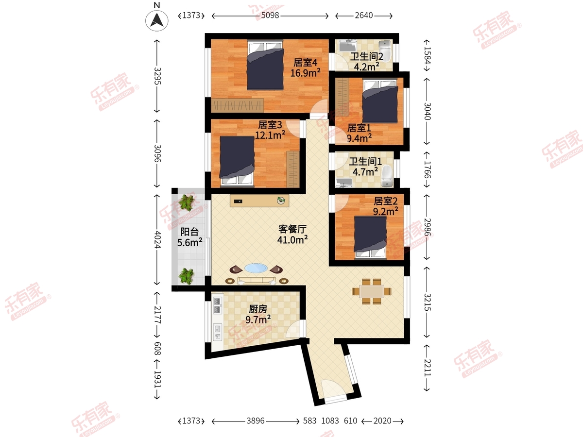 中信新城户型图