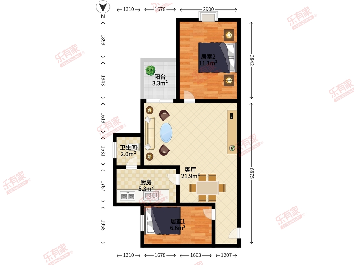 桃源居12区户型图