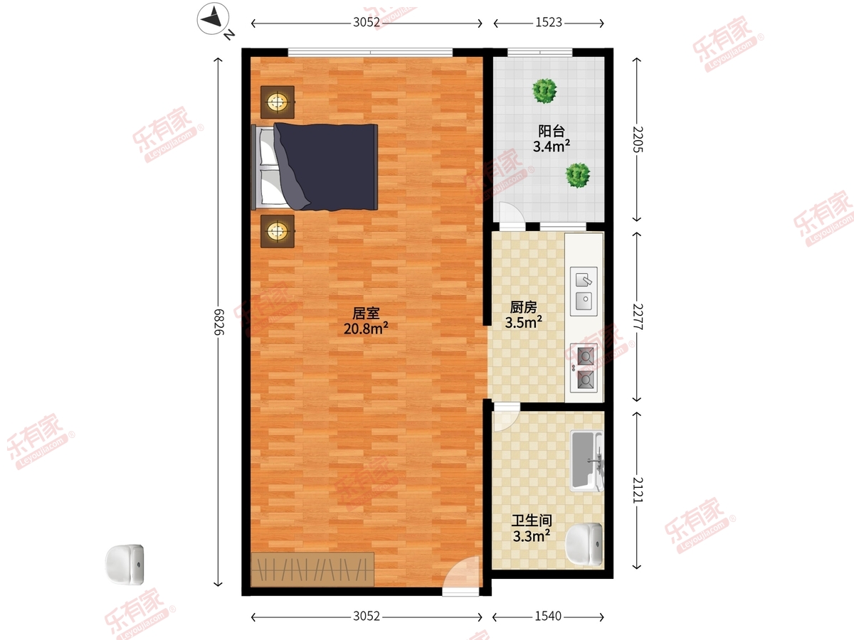 TPARK时尚公园购物广场户型图