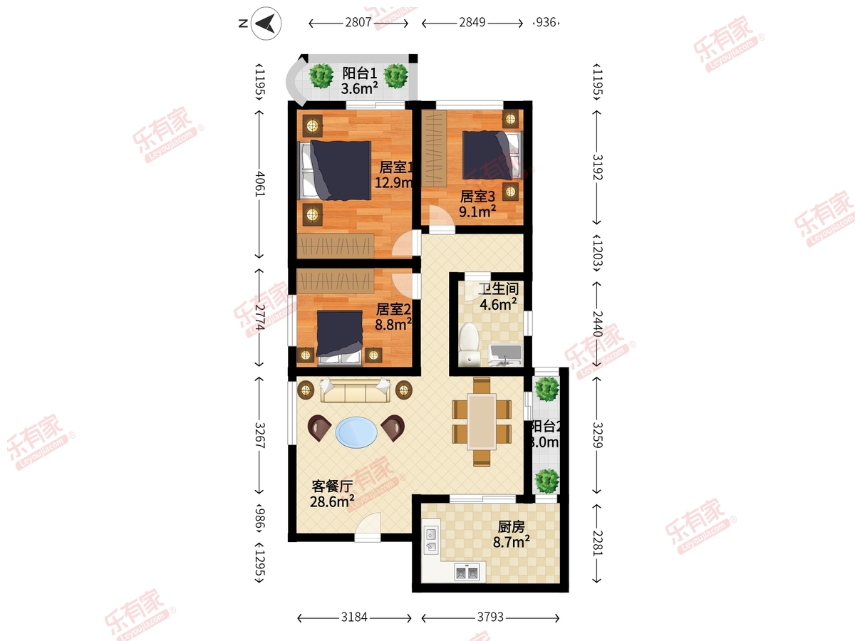 吉莲大厦户型图