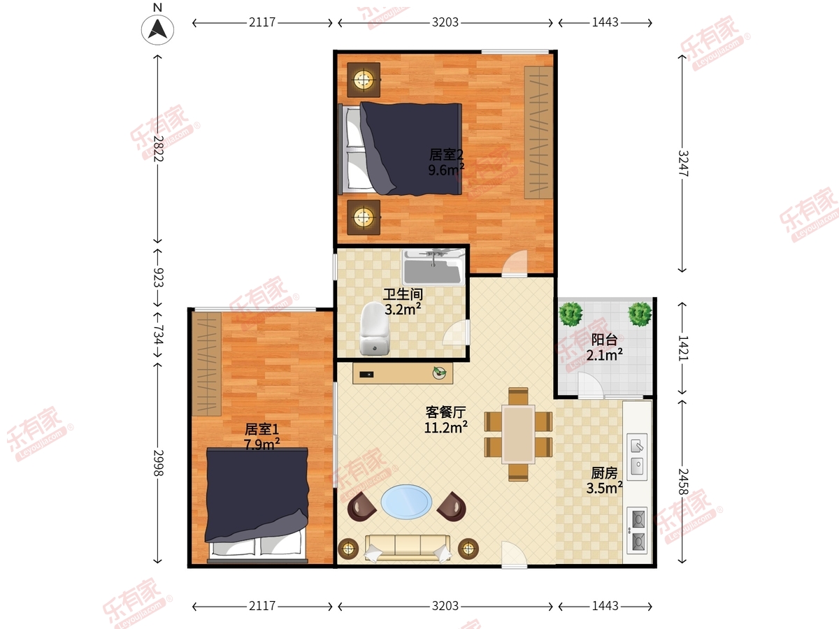 香榭峰景苑户型图